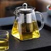 Стеклянный чайник Tianxi с ситечком из нержавеющей стали