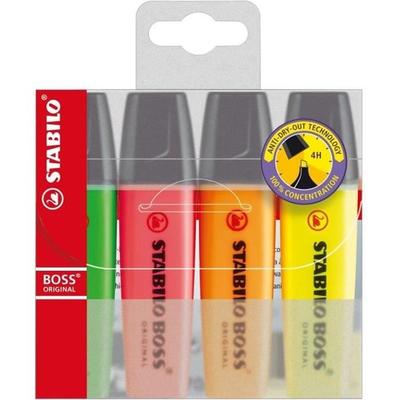 STABILO Набор из 4 текстовыделителей Чернила Boss Original