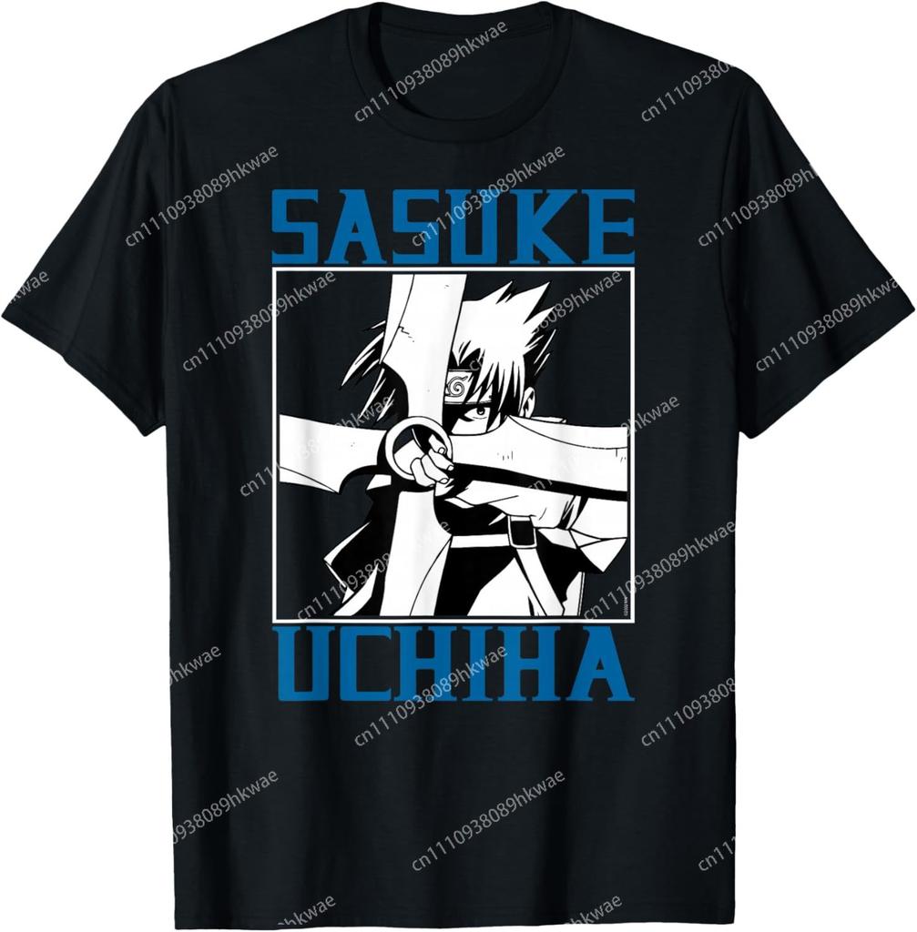 Naruto Shippuden Original Sasuke Uchiha Anime Fashion Casual Funny Tshirt S6xl
