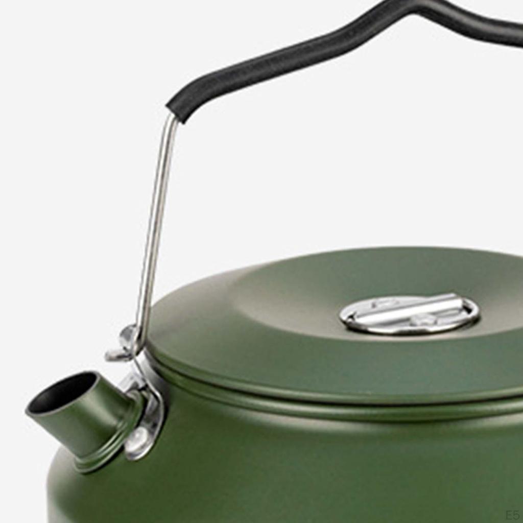 Camping Kettle 1.6L Water Cooking Teapot Pot Aluminum for Travel