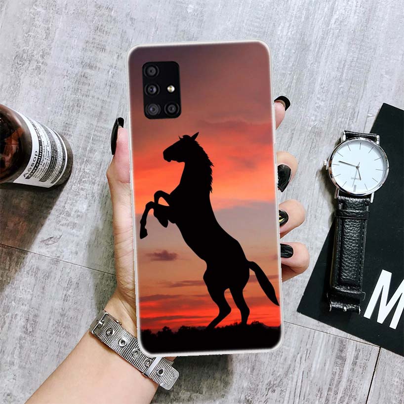 Чехол для телефона "Лошадь Великая Красота Скачущая" для Samsung Galaxy A14 A15 A13 A12 A54 A55 A53 A52 A04S A24 A25 A23 A22 A34 A35 A33 A32