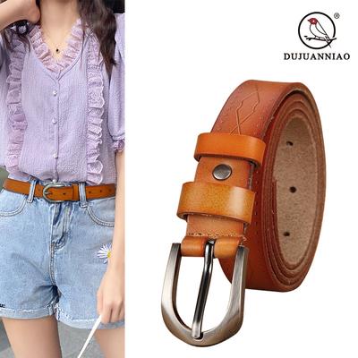 Четыре сезона в наличии новый женский кожаный ремень корейский винтажный кожаный ремень второго слоя повседневный декоративный ремень для брюк
