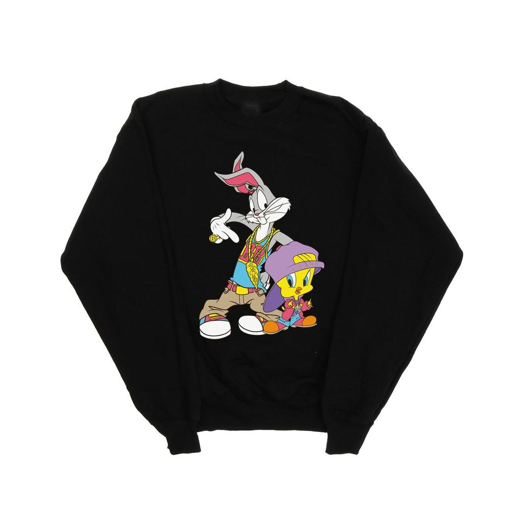 Looney Tunes Mens Bugs And Tweety Hip Hop Sweatshirt