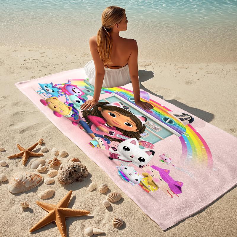 Rainbow Friends Stylish Digital Printing Beach Towel Quick Drying Absorbent Blanket For Beach Pool Gym Travel Christmas Gift C9211895