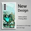 Чехол из закаленного стекла с буквой А для телефона Samsung Galaxy S26 S25 S24 S23 S22 S20 FE/Ultra/Plus, противоударная задняя крышка