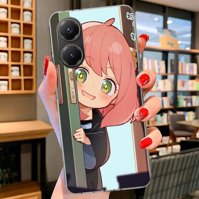 S-Spy Family Anya Phone Case For Xiaomi Poco F7 Ultra X7 X6 X5 Pro M7 Redmi 15C 15 13C 13 12C 12 10C 10 9A 9C 9T 9 Shell Poco F7