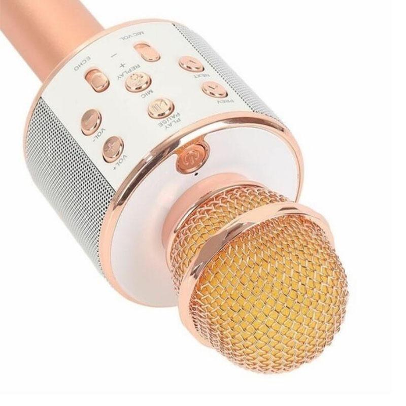 Bluetooth Microphone Wireless Professional Condenser Karaoke Mic Stand Radio Microphone Recording Studio Microphone