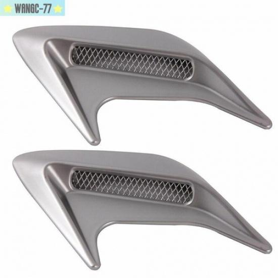 Pair Car Part Air Flow Intake Vent Fender Side Exterior Decorative Sticker New