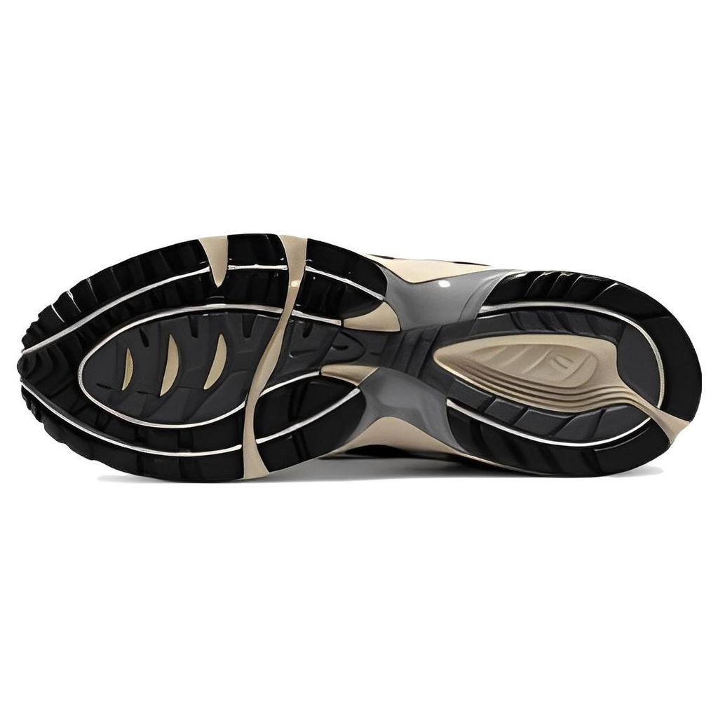 Asics Gel-1090 V1 Ткань Синтетическая кожа Удобные Универсальные Низкие Повседневные Кроссовки Унисекс Повседневная Обувь Серый Бежевый 1203A243-026