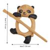 2pcs Carved Style Wooden Brooch Decorative Shawl Pin Vintage Wooden Pin  For Cardigan