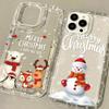 Christmas Case For  Poco X6 Pro X3 M5S M5 C65 Redmi Note 13 5G 12 11 10 9 8 13C 12C 10C 9s 10s 11s 9T 9C NFC 9A Soft Funda