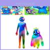 Костюм для косплея Roblox Rainbow Friends, яркий и прочный детский комбинезон для Хэллоуин-вечеринки