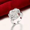 Кольцо женское из стерлингового серебра 925 пробы 7-10# Изысканное цветочное модное свадебное подарочное очаровательное украшение для вечеринки Оптовая продажа