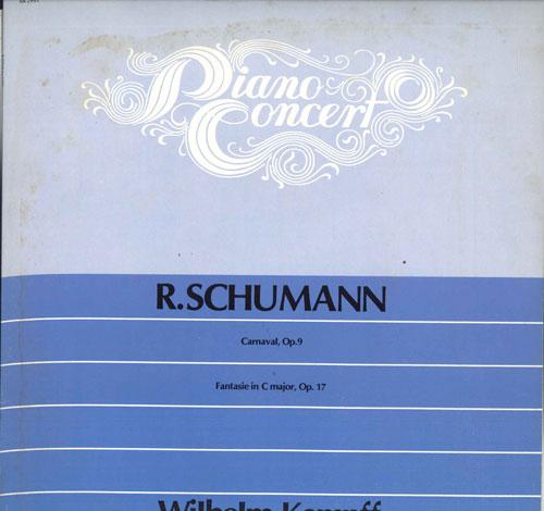 LP Record WILHELM KEMPFF - Schumann Carnaval, Op.9 / Fantasie MI2993 DEUTSCHE GRAMMO Japan Classical Used