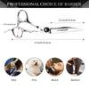 6-дюймовые парикмахерские ножницы Napson Black Gem с двусторонним лезвием