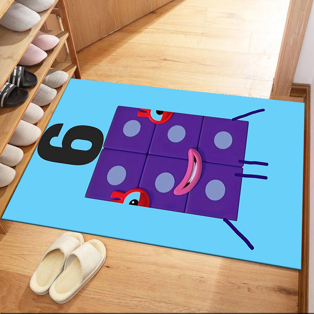 Numberblocks Area Rug Perfect For Dormitory Decorate Room Game Room Balcony Antislip Carpet Anime Office Decor Spiritual Gift
