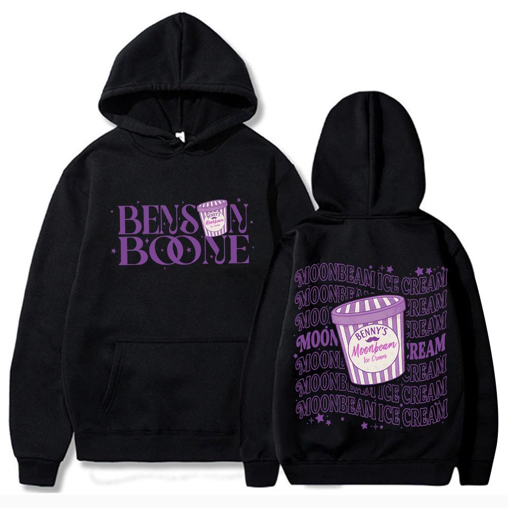 Benson Boone 2025 Tour Hoodie - Moonbeam Ice Cream Edition
