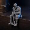 Фигурка Боевого Костюма, 3D-печатная Статуя Воина, Фигурка из Скандинавской Мифологии с Оружием для Декора Стола, Коллекционный Орнамент для Украшения Дома и Офиса