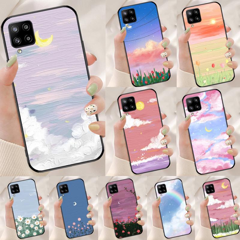 Корейский закат Для Samsung Galaxy A26 A05 A06 A16 A54 A34 A14 A22 A32 A52 A55 A35 A15 A53 A13 A56 A36 Чехол