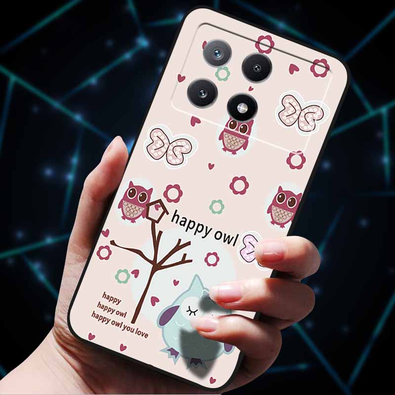3D Flowers Emboss Fundas For Poco X6 Pro Case Soft Silicone Phone Case for Xiaomi Poco X6 Pro Poco X 6 Pro X6Pro Pocox6 Pro Bags
