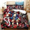 3D Аниме Tengen Toppa Gurren Lagann Камина Комплект постельного белья Печатное одиночное одеяло Пододеяльник Наволочка 3 предмета Детский Взрослый Размер