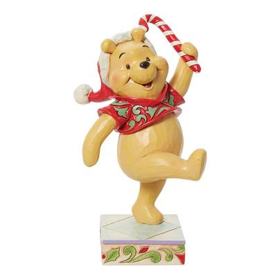 Джим Шор Enesco Disney Traditions Винни-Пух с леденцом-тросточкой 5,5 дюйма