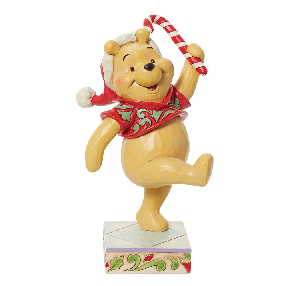 Джим Шор Enesco Disney Traditions Винни-Пух с леденцом-тросточкой 5,5 дюйма