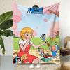 Anime Y-YumisCells Throw  Flannel Throw Blanket,Bed Home Office Nap Blanket Travel,Camping,Picnic Blanket Soft Decor