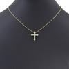 cross Necklace K18 yellow gold/diamond 5.2g Women Used