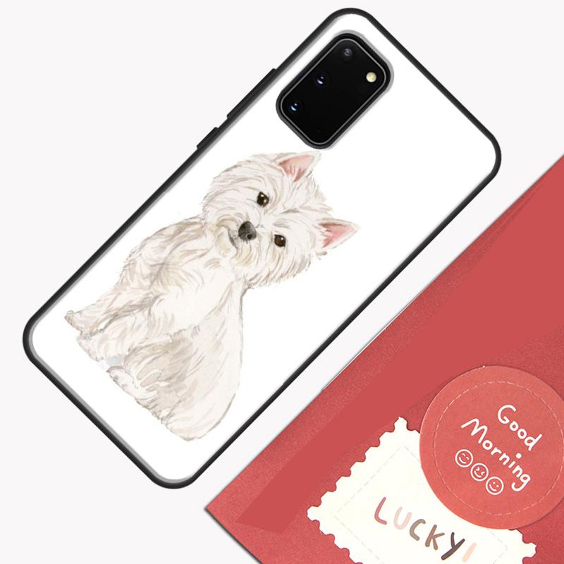 West Highland Terrier Westie Phone Case For Samsung Galaxy S26 S25 S24 S20 S21 S22 S23 Ultra S10 Plus S25 FE Cover Shell