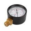 2 Vacuum Pressure Gauge Fr Air Compressor Water Oil Gas 1 4 NPT Lower Mount MF