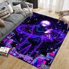 Gojo Satoru Home Sofa Decoration for Living Room & Bedroom, Non‑Slip Play Flannel Floor Mat for Game Room