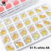 Rayo K9 Quality Drop Neon Glass Crystal AB Sewing Stones Flatback Sew on Rhinestones for Garment Clothes Bags Wedding Dresses