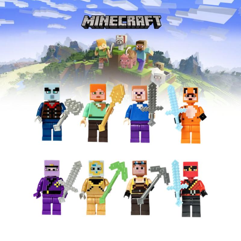 Фабричный мир Мини-фигурки Строительные блоки Совместимые с Лего Красочные пластиковые игрушки