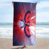 Atlanta hawks Print Beach Towel, Large Soft Quick Dry Towel for Beach Camping Swimming