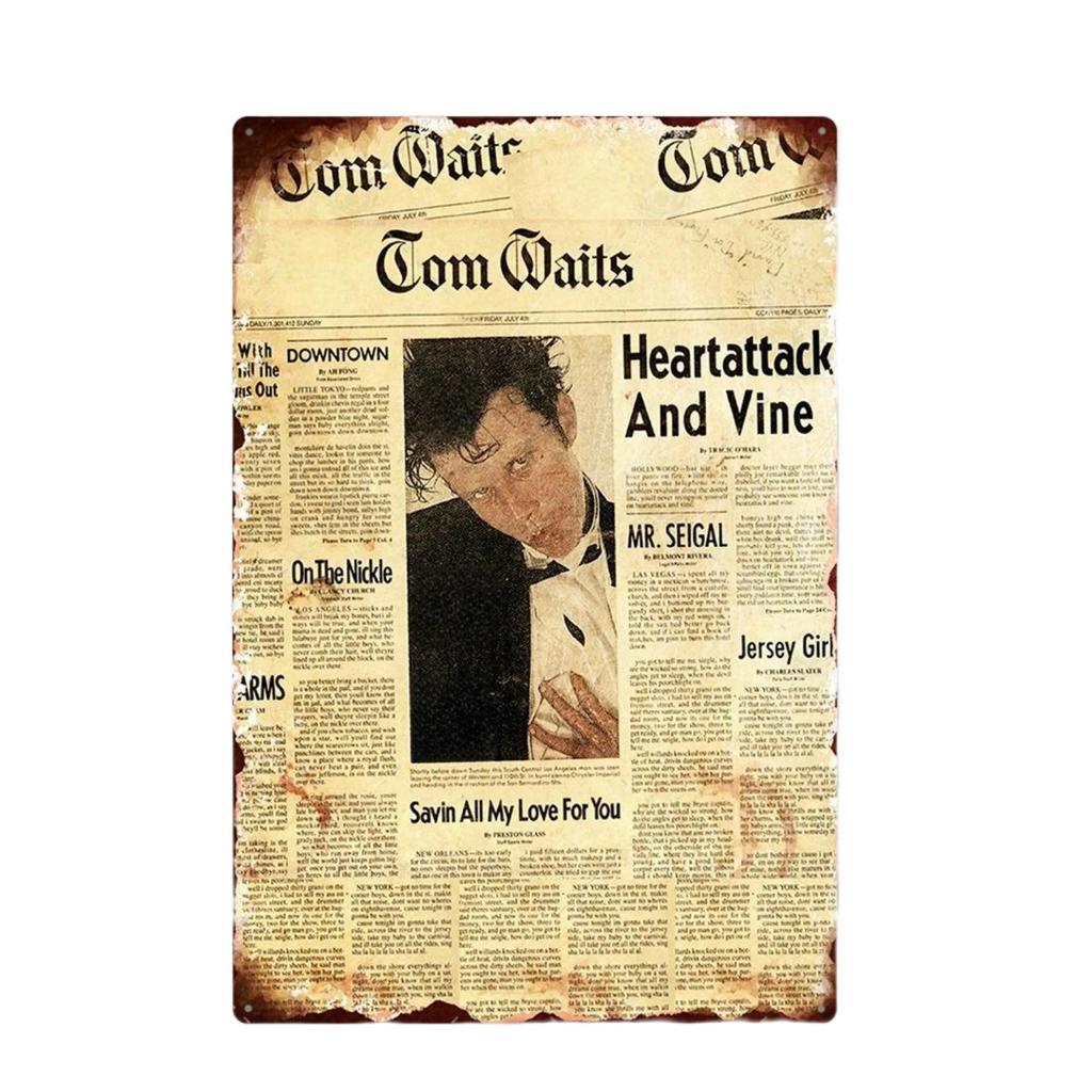 Vintage Rock Band Metal Sign Metal Poster Sign Plaque Metal Wall Plate Workshop Bar Pub Garage Club Retro Home Wall Decor