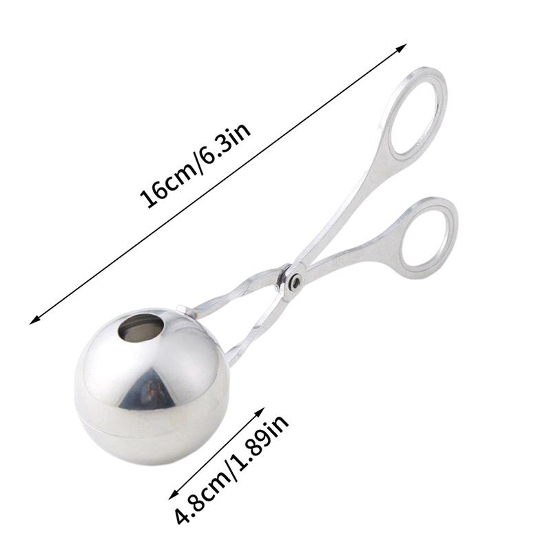 Ложка для приготовления фрикаделек с антипригарным покрытием, толстая мясорубка из нержавеющей стали, кухонный гаджет