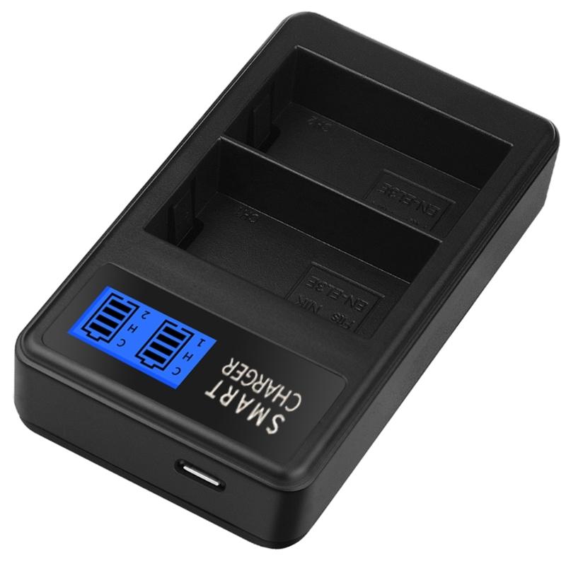 EN-EL3E EN-EL3 Двухслотовый ЖК-дисплей Портативное USB Зарядное устройство для аккумуляторов камеры для D90 D80 D300S D300 D700 D200 Камеры