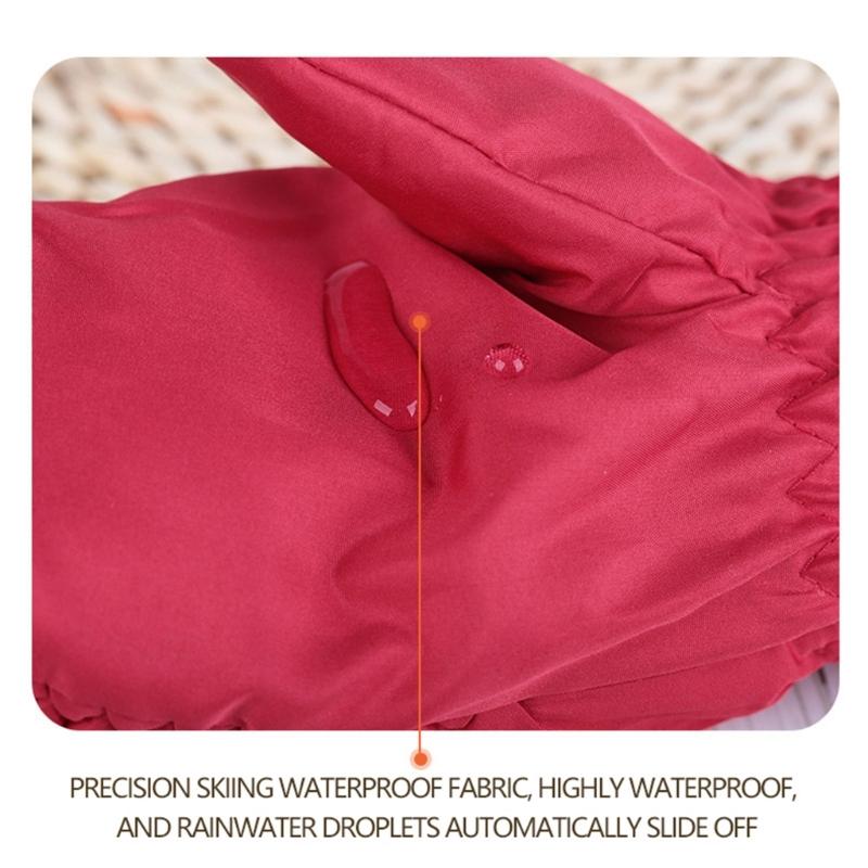 Детские лыжные перчатки Удобные и стильные перчатки Теплые и прочные перчатки Легкие Идеально подходят для активного отдыха зимой