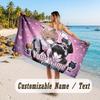 Custom Name Large Beach Towel,Death Note Quick Absorbent Towel For Outdoor Travel Poolside