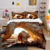 Cave Entrance with Figure. Bedding Sets Duvet Cover Sets Duvet Covers Pillowcases(1*Duvet Cover 2*Pillowcases Without Duvet Insert)