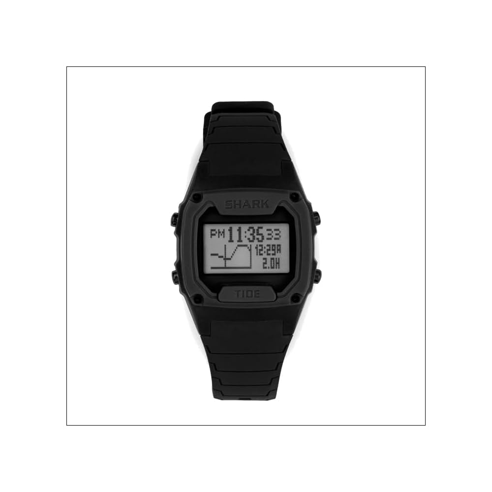 Freestyle Shark Classic Tide 600 Водонепроницаемые часы для серфинга, Водонепроницаемость 100 м, Часы для морского спорта, 101149 BLK (POS)