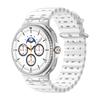 Ремешок Ocean для Samsung Galaxy Watch 8 40 мм 44 мм Спортивный силиконовый браслет для Galaxy Watch 8 Classic 46 мм Металлический коннектор