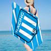 Racing Team Emblem Microfiber Beach Towel, Lightweight And Quick-Dry, for Summer Travel, Beach Essential, Swimming Pool