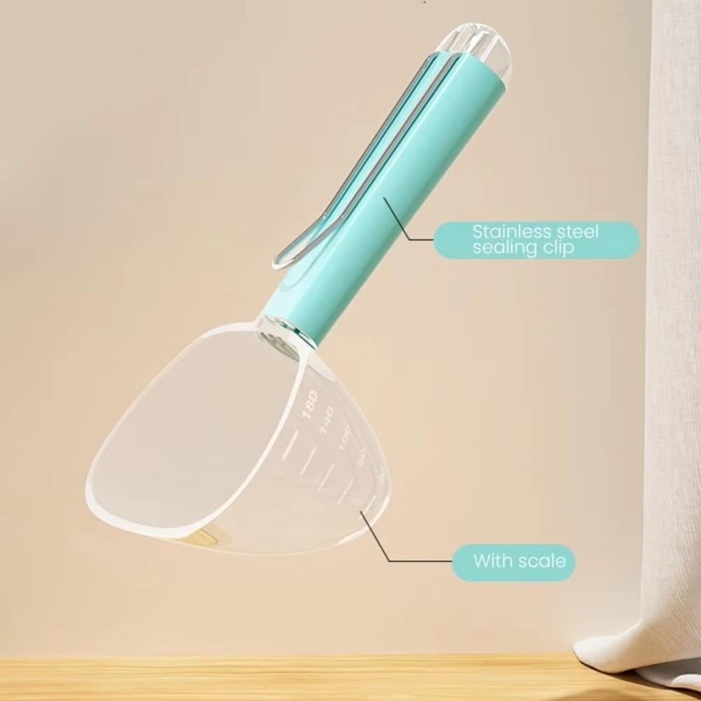 Plastic Pet Food Measuring Cup 19cm Length Long Handle Scoop New Pet Scoop