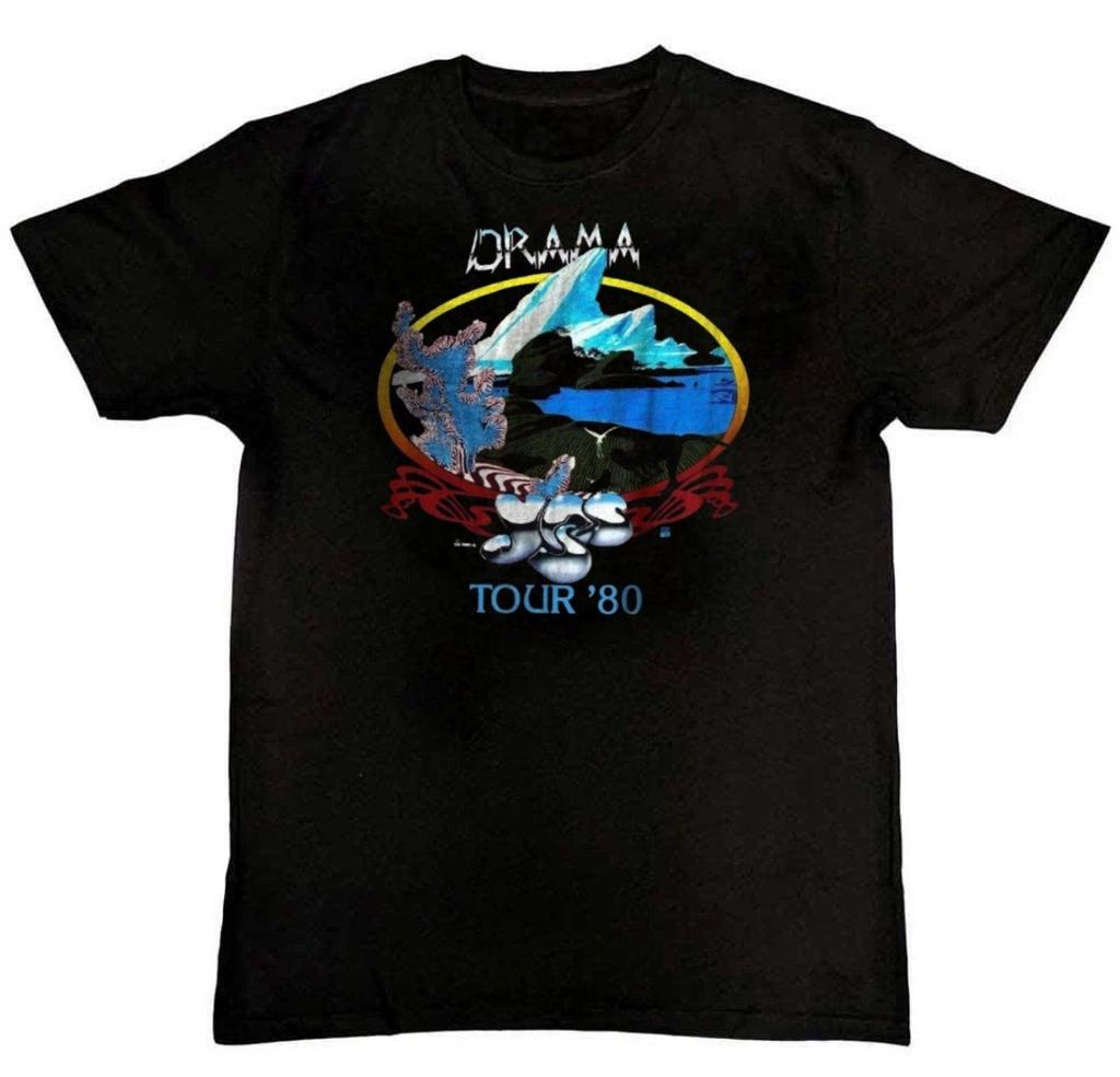 Yes Band Drama Tour Graphic Print Mens T-Shirt S-4XL