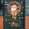 30PCS Static Window Stickers Christmas Father Christmas Static Stickers Window Wall Static Stickers Christmas Decoration