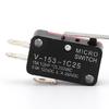5 шт. Микропереключатель V-153-1C25 16А 250В переменного тока SPDT Мгновенный Концевой выключатель с рычагом и роликом 1НО1НЗ