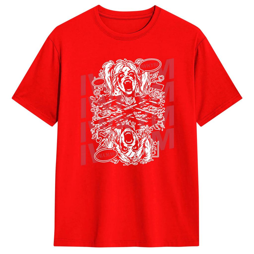 26Dungeon Crawler Carl SaUnisextha IWKYM TShirt Summer Harajuku TShirts Unisexs Cotton O Neck Plus Size Clothes ShortSleeved Tshirt