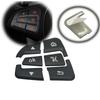Steering Wheel Button Black Trim For Mercedes Benz Glc C Class W205 2015-2018